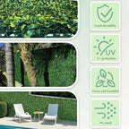 ODTORY Artificial Boxwood Roll Panels, Decorative Grass Wall Covering - Image 3
