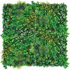 Yangrass Artificial Grass Wall Panels, Faux Greenery Privacy Fence Screen by LivingGreenEveryDayShine