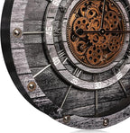 HOIBAI Wall Clock, 24 Inch Moving Gears Clock Large Wall Clock - Image 4