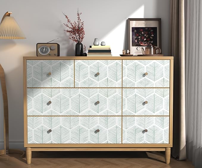 Modern Peel and Stick Wallpaper 17.3''×787'' Geometric Wallpaper Boho Contact - Image 5