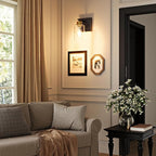Battery Operated Wall Sconce Set of 2, Easy Install Dimmable Wireless Wall Lamps - Image 5