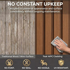 From Plain to Beautiful in Hours WPC Exterior Wall Slat Panels Waterproof - Image 6