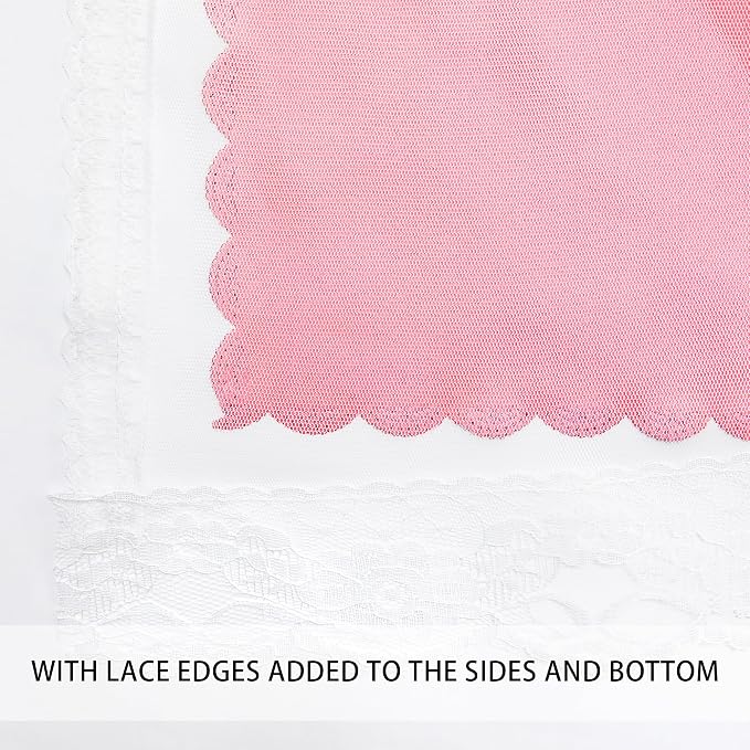 XiDi Pink Curtains for Bedroom Decor, Girls Room Blackout Curtains, Kids Room - Image 4