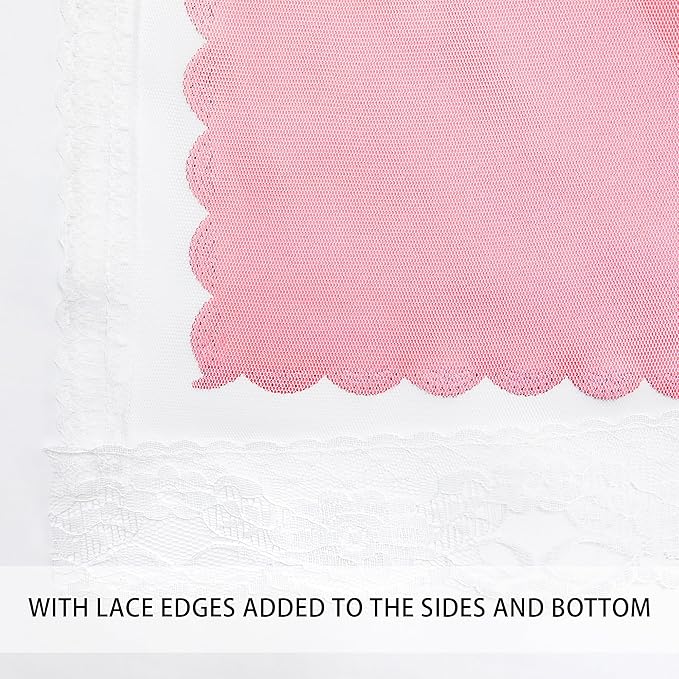 XiDi Curtains for Bedroom Decor Pink52/84/1 - Image 4