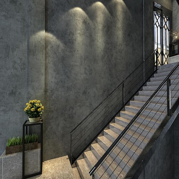 3yecao 48"×354" Extra Wide Thick Large Size Blue Grey Cracked Concrete - Image 9
