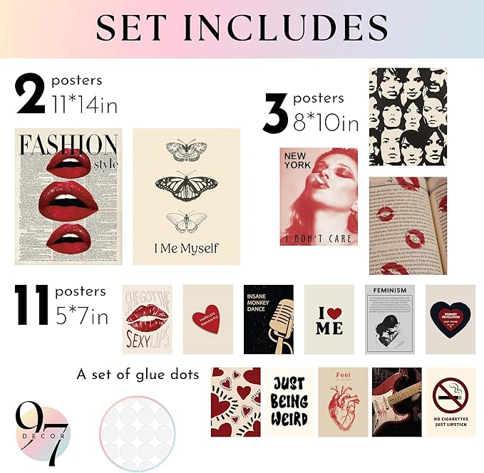 97 Decor Retro Downtown Girl Room Decor - Image 2