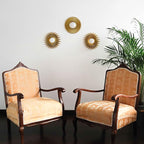 BONNYCO Gold Mirrors for Wall Pack of 3, Round Wall Mirrors Bedroom Room and - Image 6