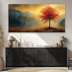 Suconvng Wall Art For Living Room Prints Tree Of Life Gold Landscape Canvas Art - Image 6