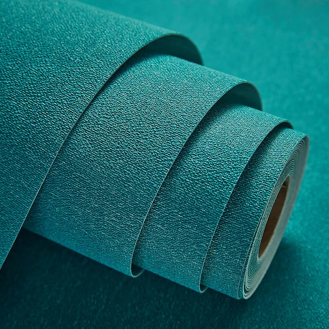 Fabric Grasscloth Texture Self-Adhesive Wallpaper Linen Peel and Stick - Image 3