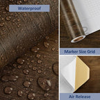 WESTICK Countertop Contact Paper Wood Peel and Stick Wallpaper - Image 7