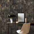 JiffDiff Vintage Metallic Peel and Stick Wallpaper Industrial Metallic Concrete by wallpaper