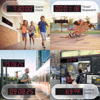Ivation Oversized 36" Outdoor Waterproof Digital Clock, Auto Time Sync - Image 3
