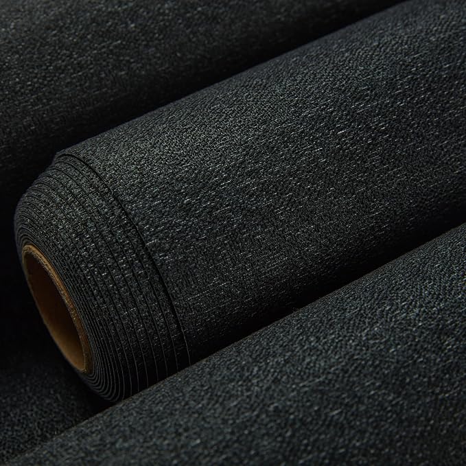 Fabric Grasscloth Texture Self-Adhesive Wallpaper Linen Peel and Stick - Image 2