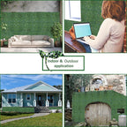 ODTORY Artificial Boxwood Hedge Wall Panels, 24 X 16 in 12P UV-Anti Faux - Image 4