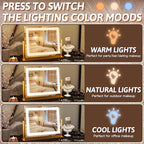 FENNIO Vanity Mirror with Lights, 3 Color Modes & Brightness Adjustable - Image 2