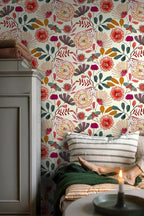 Wallpaper Peel and Stick Floral Wall Paper Removable Waterproof - Image 6