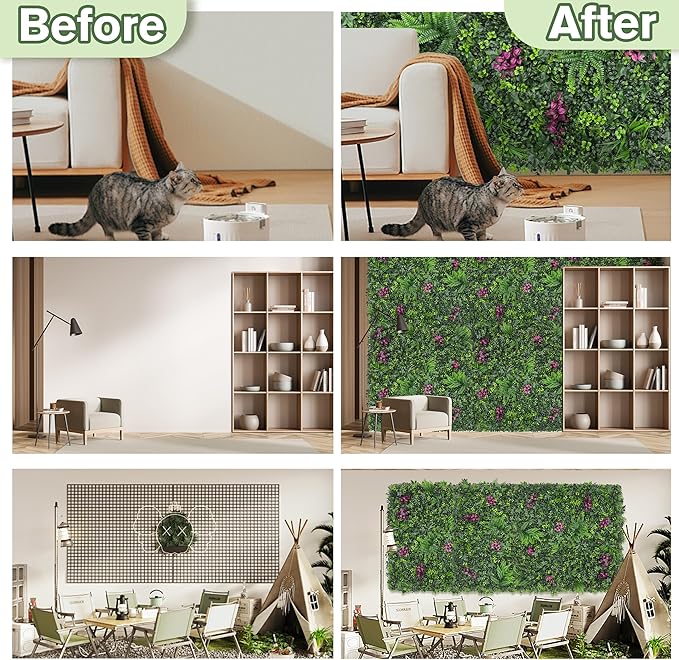Greenery Grass Wall Boxwood Plant Roll: 80"x120" - Image 7