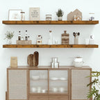 Vivelove 12 Inch Deep Floating Shelves 72 inch Long, 72 x 12 Wide Wall Shelves - Image 8