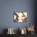 24"x393" Navy Blue Grasscloth Peel and Stick Fabric Textured Contact Paper - Image 6