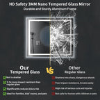 40"x32" LED Bathroom Mirror - Image 5