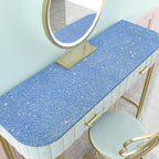 CHIHUT Holographic Blue Glitter Wallpaper 15.7''x100'' Sparkly Iridescent - Image 3