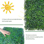 ODTORY Artificial Grass Wall Backdrop Panels, 16 X 12 in 24P UV-Anti Greenery - Image 4