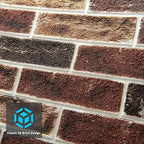 Art3d 10-Pack 52.5 Sq.Ft Faux Brick 3D Wall Panels Peel and Stick in Red Brown - Image 9