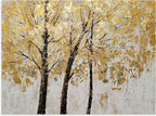 Yihui Arts Tree Painting with Gold Foil - Image 2