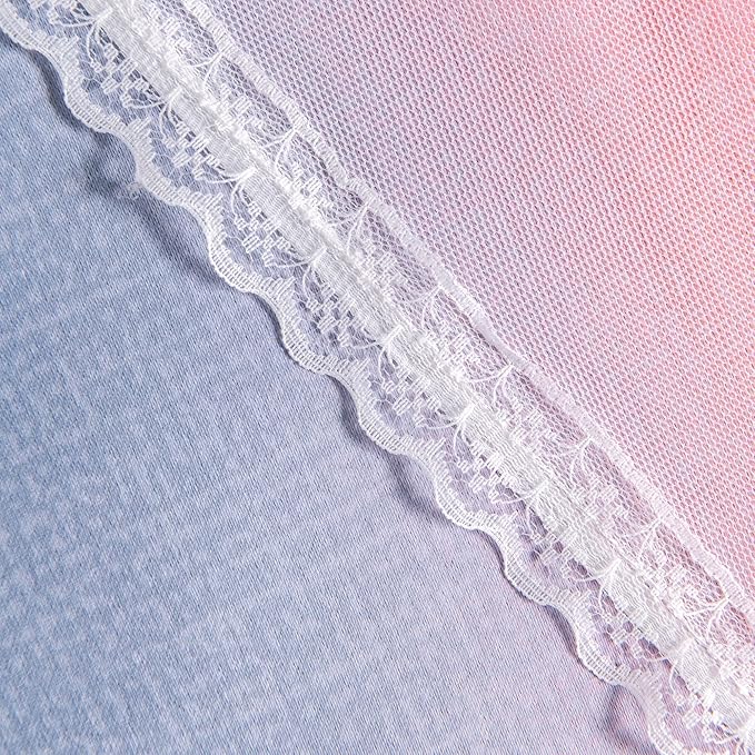 XiDi Curtains for Bedroom Decor, Rainbow GreyPinkPu-34-54 - Image 7