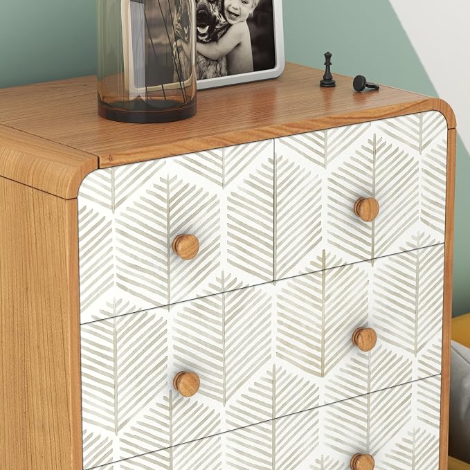 Modern Peel and Stick Wallpaper 17.3''×393'' Self Adhesive Wallpaper Boho - Image 7