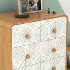 Modern Peel and Stick Wallpaper 17.3''×393'' Self Adhesive Wallpaper Boho - Image 7