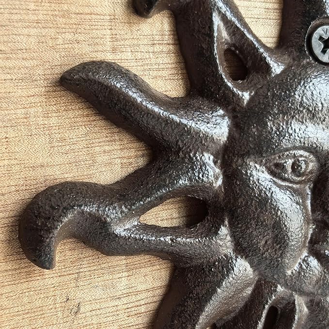 Cast Iron Hook, Antique Decorative Wall Hooks Hanger - Image 3