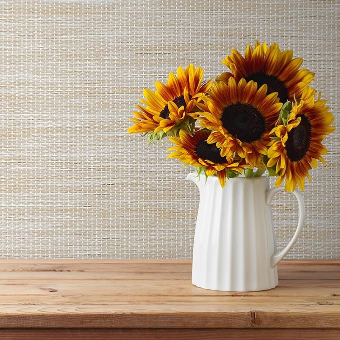 Ansehan Natural Paper Weave Grasscloth Wallcovering, W412 Marbletile 36" x8yd - Image 3