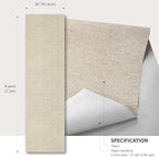 Ansehan Wallcovering W030105 Envy Collection 36" W x 8 Yard L, Natural Paper - Image 6