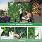 20"x20" Grass Wall Panels, Faux Green Wall Decor - Image 5