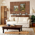 12 Pack PVC Wood Grain Acoustic Panels, 11.8 x 15.7 x 0.35 Inch Sound Absorbing - Image 3