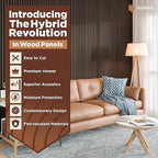 Avana Acoustic Wood Wall Panels –93.2x11.25 Inch Panels – Fits 94x12 Layout – - Image 2