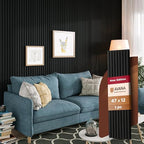 Avana Acoustic Wood Wall Panels – 47.2 X 12.6 Inch Black Oak Acoustic Panels 1 by AvanaHome