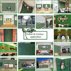 ODTORY Artificial Grass Wall Backdrop Panels: 10 by 10 in UV-Anti Greenery - Image 5