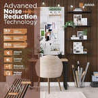 Avana Acoustic Wood Wall Panels –93.2x11.25 Inch Panels – Fits 94x12 Layout – - Image 5