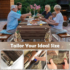 Kochorie 54 Inch X 100 Feet Western Party Tablecloth Roll, Disposable Western - Image 5
