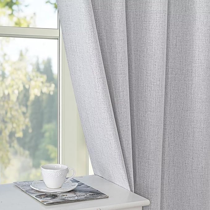 IGEMAEVE 100% Blackout Curtains 90 Inches Long - Image 6