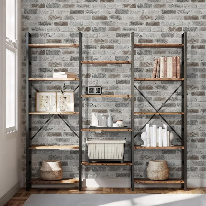 Guvana 17.3"×787" Brick Peel and Stick Wallpaper Grey Brown 3D Self Adhesive - Image 6