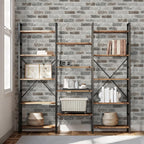 Guvana 17.3"×787" Brick Peel and Stick Wallpaper Grey Brown 3D Self Adhesive - Image 6