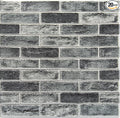 Art3d 20-Pack105 Sq.Ft Faux Brick 3D Wall Panels Peel and Stick in Stone Ash by Art3d