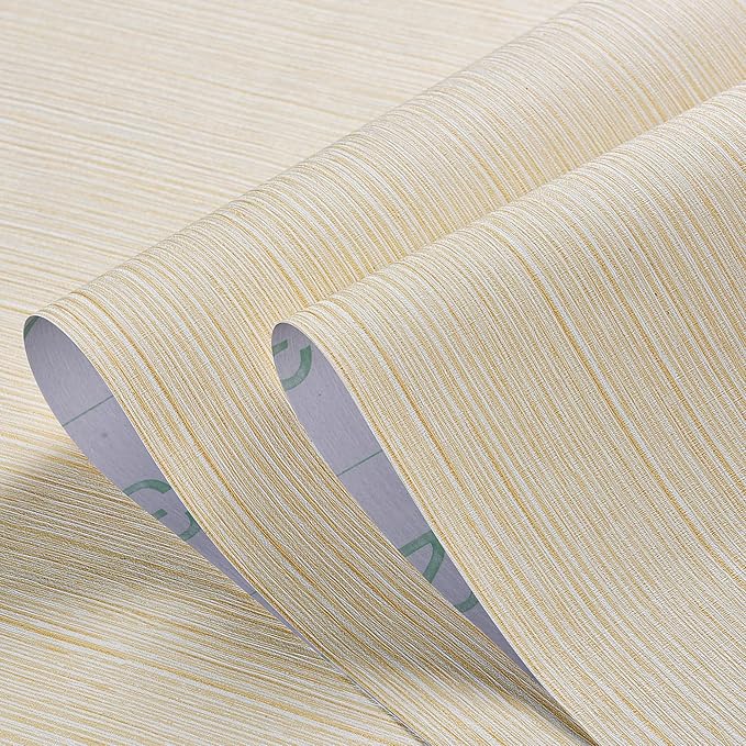 Haimin Grasscloth Wallpaper Textured 24in X 393in Fabric Contact Paper Textured - Image 9