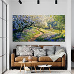 Canvas Wall Art Decor Modern Green Wall Art - Image 3