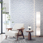 Theper Blue Striped Modern Wallpaper Peel and Stick Wallpaper Boho 17.3"×590" - Image 2