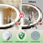 FENNIO Full Length Mirror with Lights, Free Standing Lighted Floor Mirror - Image 5