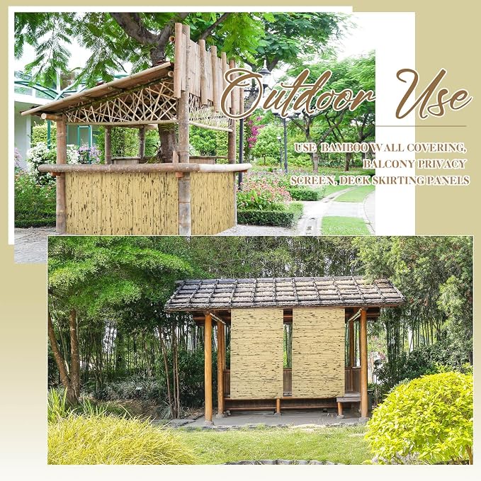 Juexica 1 Pcs Natural Bamboo Wall Panel - Image 6